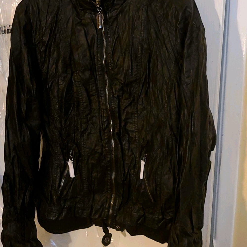 Brand new faux leather  jacket